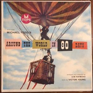 Around The World In 80 Days Music Recording Vinyl Lp '57